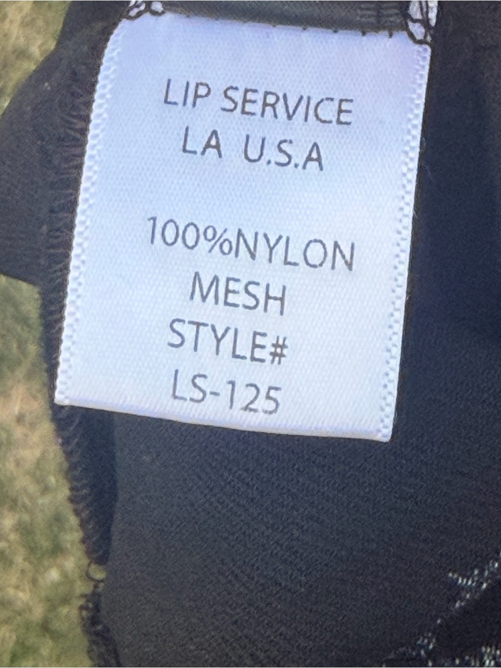 Lip Service Black Long Sleeve Top with White Sword Print - Picture 6 of 6